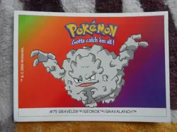GRAVALANCH / GRAVELER #75 - DUNKIN BOOMER 2000 - CARTE POKEMON - TRES BON ETAT - Image 1