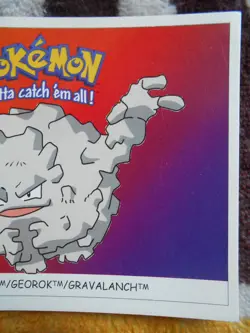 GRAVALANCH / GRAVELER #75 - DUNKIN BOOMER 2000 - CARTE POKEMON - TRES BON ETAT - Image 3