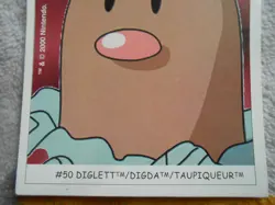 TAUPIQUEUR / DIGLETT #50 - DUNKIN BOOMER 2000 - CARTE POKEMON - TRES BON ETAT - Image 3