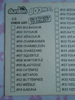 RONFLEX / SNORLAX #143 - DUNKIN BOOMER 2000 - CARTE POKEMON - TRES BON ETAT - Image 5