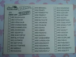 AMONITA / OMANYTE #138 - DUNKIN BOOMER 2000 - CARTE POKEMON - TRES BON ETAT - Image 4