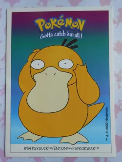 PSYKOKWAK / PSYDUCK #054 - DUNKIN BOOMER 2000 - CARTE POKEMON - TRES BON ETAT - Image 1
