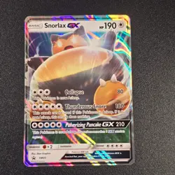 Pokemon TCG - Black Star Promo - Snorlax GX - SM05 - Near Mint - Image 1