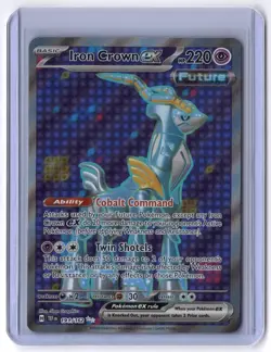 Iron Crown ex - 191/162 Ultra Rare Holo NM Pokemon SV05: Temporal Forces - Image 1