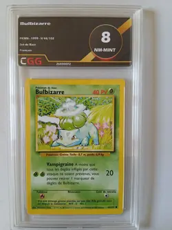 Carte pokemon Francais Bulbizarre (BS 44) Set de Base CGG 8 26500072 - Image 1