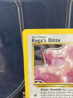 Pokemon TCG Koga's Ditto #132 Gym Challenge 10 Holo 10/132 - Image 2
