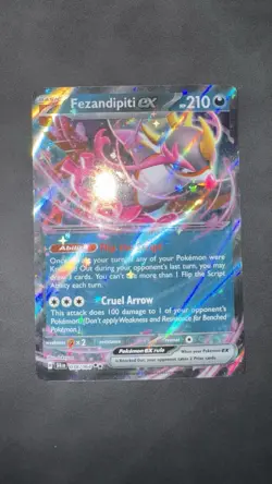 Fezandipiti ex 38/64 Pokemon TCG Scarlet and Violet Shrouded Fable NM - Image 2