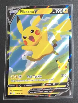 Pikachu V SWSH143 Promo - Celebrations Pokemon - Image 1
