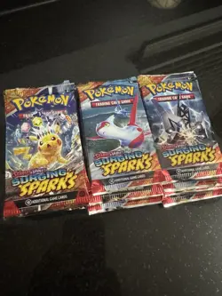 POKEMON TCG SURGING SPARKS SEALED PACKS X30 SHIPS FAST SCARLET VIOLET - Image 1