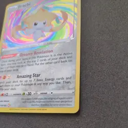 Pokemon TCG Jirachi 119/185 Amazing Rare Sword & Shield: Vivid Voltage Mint - Image 2