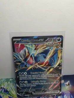 Pokemon TCG Roaring Moon EX 124/182 S&V: Paradox Rift - Double Rare Holo NM - Image 1