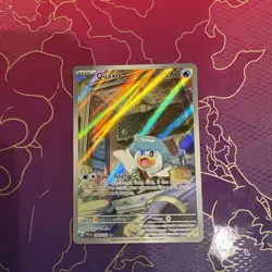 Quaxly 206/193 Illustration Rare Paldea Evolved Pokemon TCG Scarlet & Violet - Image 1