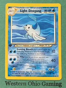 Pokemon TCG Light Dewgong #45/105 1st Edition CCG Neo Destiny - Image 1