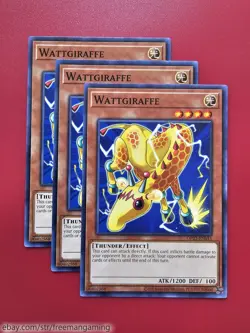 Yugioh Watt Deck Core 18 Card Set Wattkyuki Wattchimera Wattgiraffe Wattuna NM - Image 4