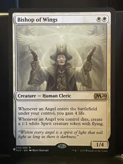 Bishop of Wings NM/M MTG Mystery Booster 2 The List Magic Card - Image 1