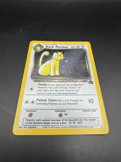 Pokemon TCG Dark Persian Holo Card 17/53 Excellent Condition WOTC Promo - Image 1