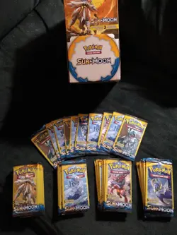 *Lot of (10) PoKemon* "Sun & Moon" *3-Card Booster Packs* Guaranteed Unsearched! - Image 3