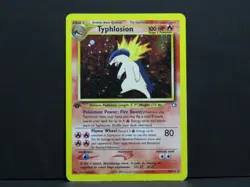 1st Edition Typhlosion 18/111 - Neo Genesis Pokemon Card (Light Played) - Image 1