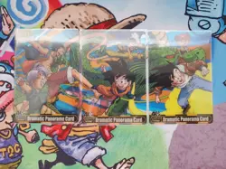 Dragon Ball x One Piece Jump Magazine 40th Anniversary Cards Goku Luffy Morinaga - Image 1