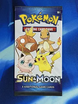 Pokemon Sun & Moon 3 Card Pack General Mills Sample Fun Fruit Roll Up Promo Pack - Image 1