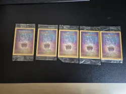 Ancient Mew Sealed Promo Pokemon 5 Card Bundle 2000 Holographic English - Image 1