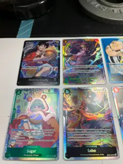 ONE PIECE TCG 261 CARD LOT LEADERS/DONS/SR/UR/R/UNC/C DECK BUILDING SINGLES NM+! - Image 2