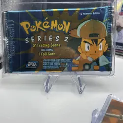 Pokemon Topps TV Animation Edition Series 2 Trading Cards Factory Sealed Pack - Image 1