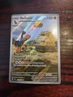 Pokemon Card-Mudsdale 175/162 Temporal Forces Illustration Rare-near mint/mint - Image 1