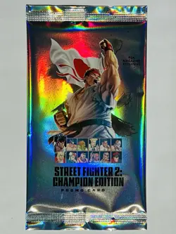 Street Fighter 2: Champion Edition Promo Card Pack PSA Magazine Exclusive Sealed - Image 1