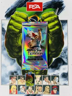 Street Fighter 2: Champion Edition Promo Card Pack PSA Magazine Exclusive Sealed - Image 3