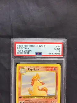 Pokemon Cards: Jungle 1st Edition Uncommon: Rapidash 44/64 PSA 9 - Image 3