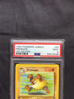 Pokemon Cards: Jungle 1st Edition Uncommon: Primeape 43/64 PSA 9 - Image 3
