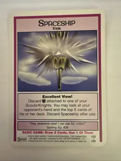 Sailor Moon CCG Card Game Premier Edition Spaceship TCG 125 of 160 - Image 1