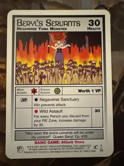 Sailor Moon CCG Card Game Past & Future Beryl’s Servants TCG 1 of 70 - Image 1