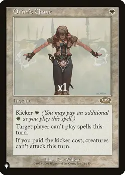 MTG The List PLIST Orim's Chant MINT - Image 1