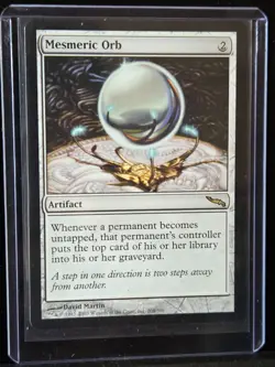 MTG Magic The Gathering Mesmeric Orb - Mirrodin #204 - Image 3