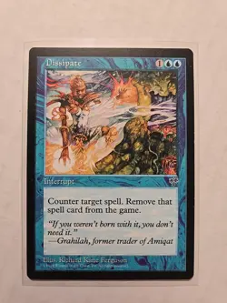 Dissipate - Mirage - MP - Uncommon - Interrupt - MTG Magic - Image 1