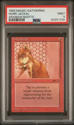 Hurr Jackal - Arabian Nights - MTG - MINT - PSA 9. - Image 1