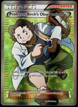 Professor Birch's Observation 159/160 XY Primal Clash Pokemon [NM] (1) - Image 1