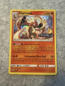 Charizard SM158 Black Star Promo Prerelease Stamped Pokemon 2019 SM Team Up MINT - Image 2