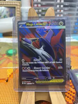 Pokemon TCG Mega Evolution Mega Latias ex 163/132 Ultra Rare Full Art - Image 1