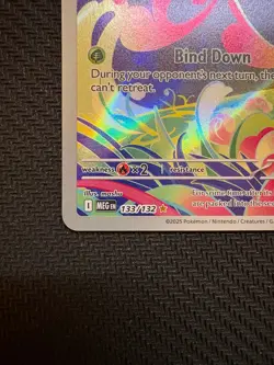 Pokemon TCG Bulbasaur IR Mega Evolution 133/132 English - NM - Image 3
