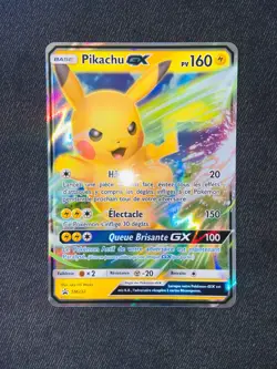 Carte Pokemon Pikachu Gx SM232 Promo Ultra Soleil Et Lune NEUF - Image 2