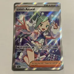 Lisia's Appeal 234/191 Pokemon TCG Surging Sparks Ultra Rare Near Mint - Image 1