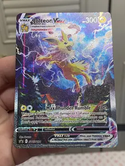 Pokemon SWSH184 Jolteon VMAX Sword & Shield Black Star Promo - Image 2
