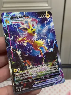 Pokemon SWSH184 Jolteon VMAX Sword & Shield Black Star Promo - Image 4