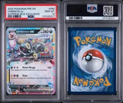 2025 POKEMON PRE EN-PRISMATIC EVOLUTIONS SURPRISE BOX UMBREON EX PSA 10 #603 - Image 2