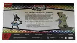 Pokemon Prismatic Evolutions Lucario Ex Tyranitar Ex Premium Collection SEALED - Image 1