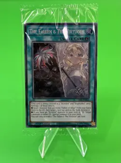 Yu-Gi-Oh The Fallen & The Virtuous Secret Rare CH01-EN019 Sealed!!! - Image 1
