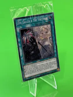 Yu-Gi-Oh The Fallen & The Virtuous Secret Rare CH01-EN019 Sealed!!! - Image 3
